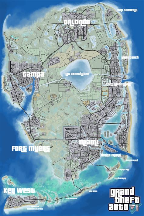 grand theft auto gta 6 map leak|GTA 6 map